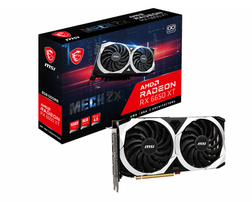 GPU MSI RADEON RX 6650 XT MECH 2X 8G OC GDDR6 RX 6650 XT MECH 2X 8G OC - RX 6650 XT MECH 2X 8G OC