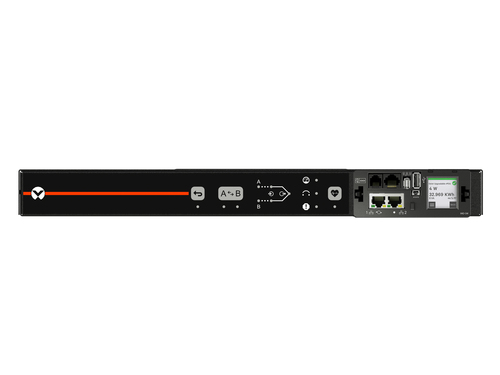 Vertiv Geist VA7U21A0 power distribution unit (PDU) 6 AC outlet(s) 1U Black – image 1
