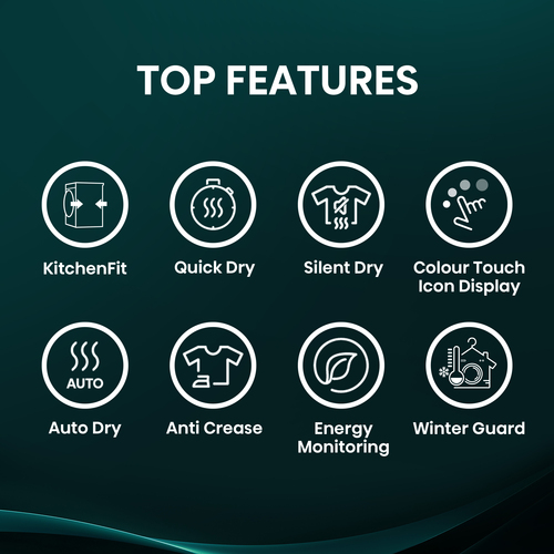 Hisense DH3I904UBDC tumble dryer Freestanding Front-load – image 4