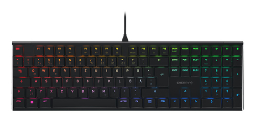 CHERRY MX 10.0N клавиатура Универсальная USB QWERTZ Немецкий Черный