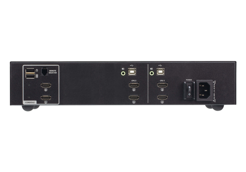 ATEN CS1142H4 KVM-switch Zwart, afbeelding 2