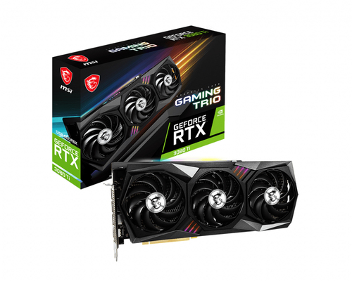 MSI GAMING GeForce RTX 3080 Ti TRIO 12G NVIDIA 12 GB GDDR6X