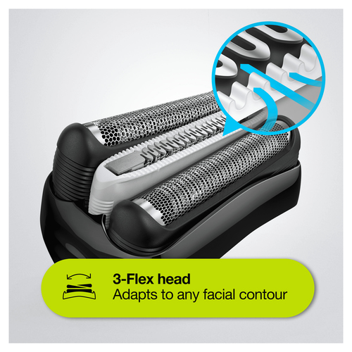 Braun Series 3 Shave&Style 3000BT Electric Shaver, Razor for Men, Black/Grey – image 7