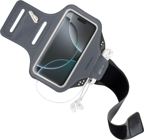Mobiparts Comfort Fit Sport Armband Apple iPhone 16 Pro Black – image 2