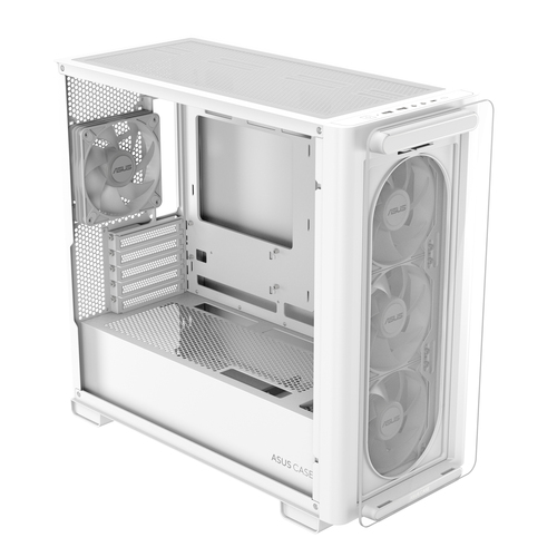 Asus A23 Plus MicroATX Argb Gaming Case - White - 90DC00K3-B19010 - image 7