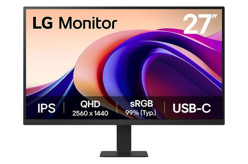 LG 27U631A-B.Aekq Quad HD 27" Ips LCD Monitor - Black - image 1