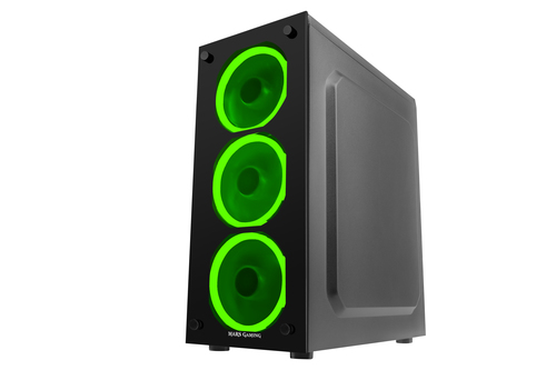 Mars Gaming MCGGREEN computer case Midi Tower Black – image 3