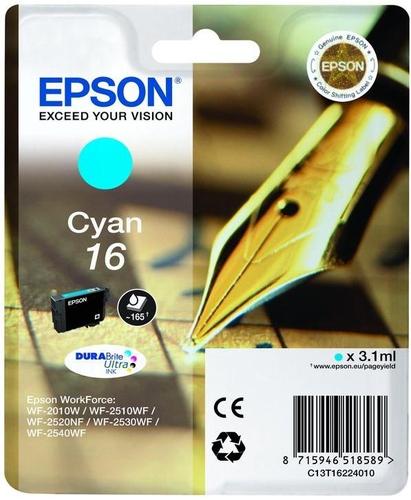 Epson Pen and crossword C13T162240 ink cartridge 1 pc(s) Original Cyan