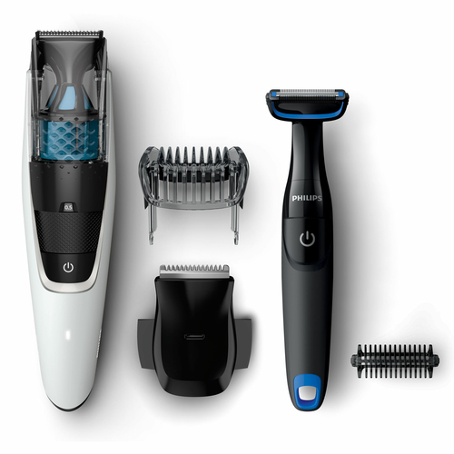 Philips BEARDTRIMMER Series 7000 Vacuum Beard Trimmer BT7204/85