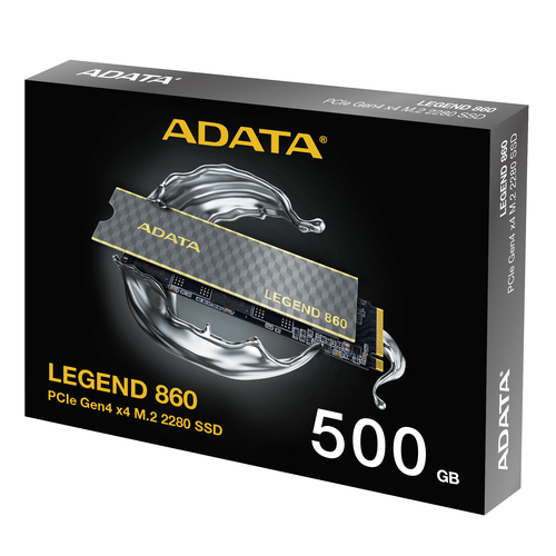 Adata Legend 860 M.2 500GB PCIe Gen 4 PS5 NVMe SSD - 5000MB/s Read, 3000MB/s Write - Sleg-860-500GCS - image 7