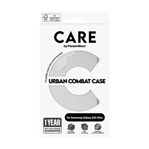 PanzerGlass CARE™ by PanzerGlass® Urban Combat Case Transparent Samsung Galaxy S25 Ultra – image 3