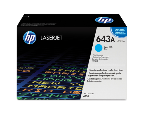 HP 643A CMYK Cartridge Bundle – image 3