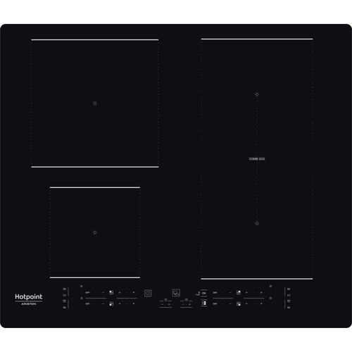 Hotpoint HB 4860B NE Черный Встроенный 59 cm Плита с зонами индукции 4 зона(ы)