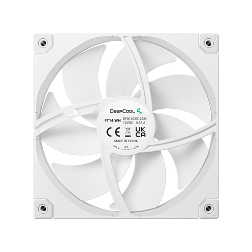 DeepCool FT14 WH Computer behuizing Ventilator 14 cm Wit 1 stuk(s), afbeelding 3
