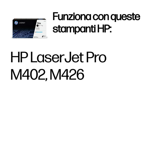 HP 26A – Toner nero originale