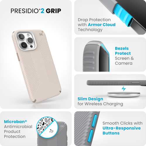 kenmerken: Speck Presidio2 Grip De meest geavanceerde en technologische case ooit ontworpen door Speck Bacteriedodende Microban afwerking (vermindert, afbeelding 7