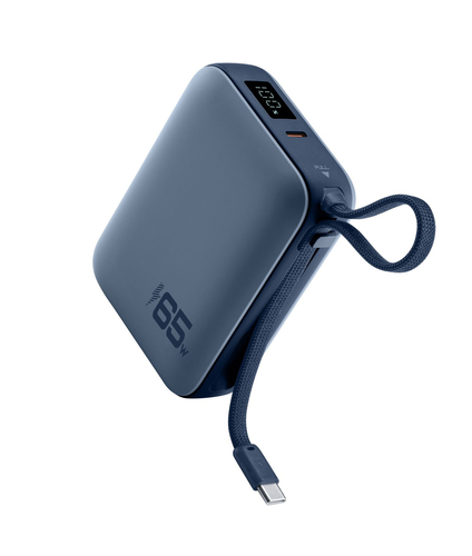 Cellularline POCKET POWER BANK 20000 mAh 65W USB-C PORT BLUE Синий