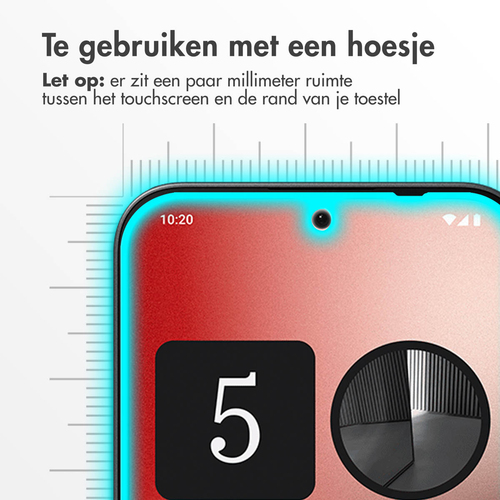 Accezz Gehard Glas Screenprotector Nothing Phone 2a, afbeelding 3