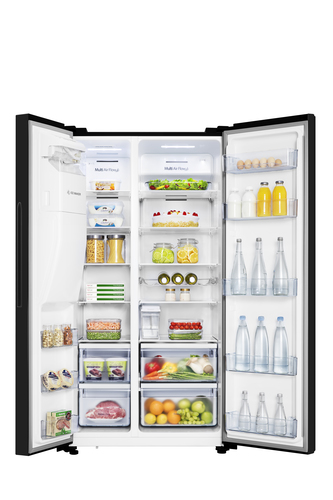 Hisense RS694N4TFF side-by-side refrigerator Freestanding – image 7