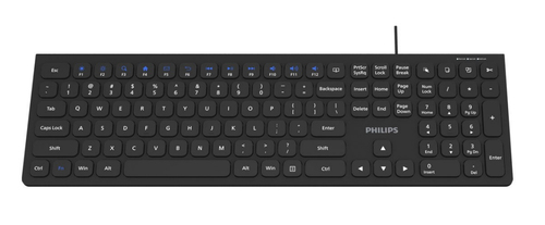 Philips 3000 series SPK6327B/93 keyboard Universal USB QWERTY English Black