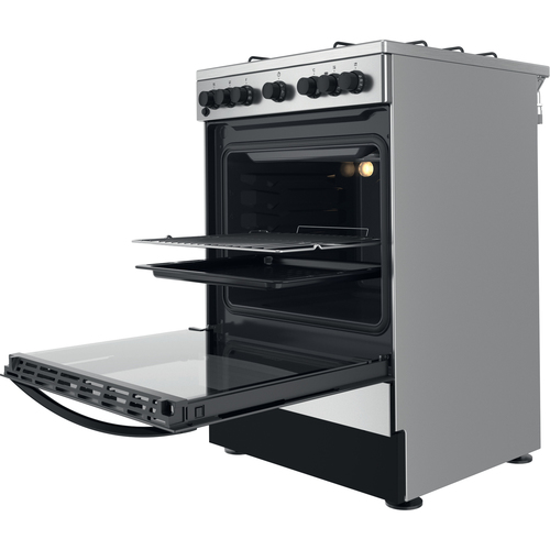 Indesit IS67G5PHX/UK cooker Freestanding cooker Electric Gas Stainless steel – image 9