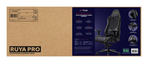 Trust GXT 721 Ruya Pro Gaming-Stuhl Schwarz – Foto 9 von 9
