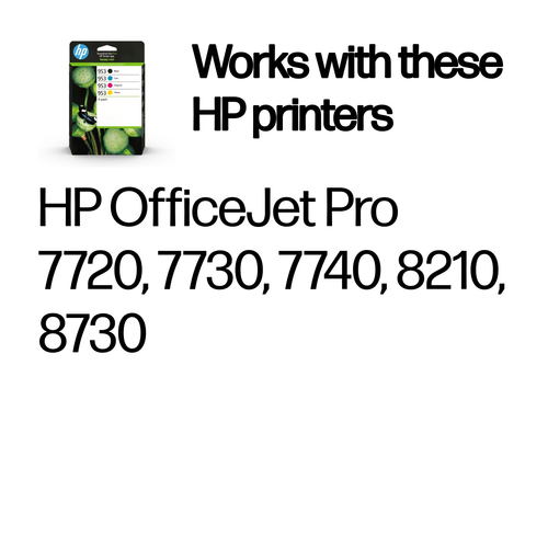 HP 953 Original Ink Cartridge 9/20-ml Cmyk 4-pack 6ZC69AE - image 2