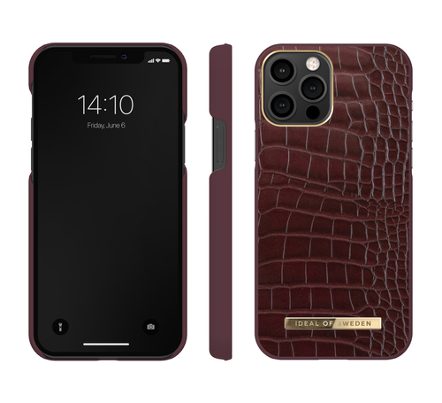 iDeal of Sweden Atelier Case iPhone 12/12P Scarlet Croco – image 2