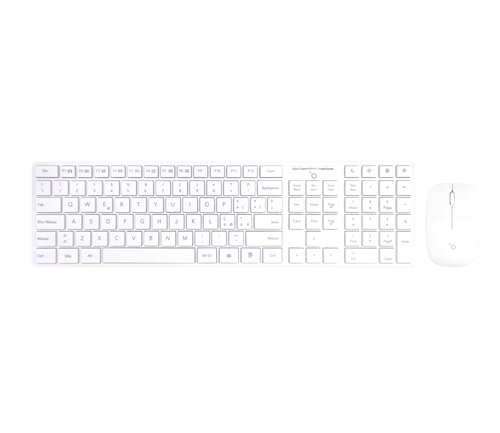 IOPLEE TWZ8028 keyboard Mouse included Universal RF Wireless QWERTY White
