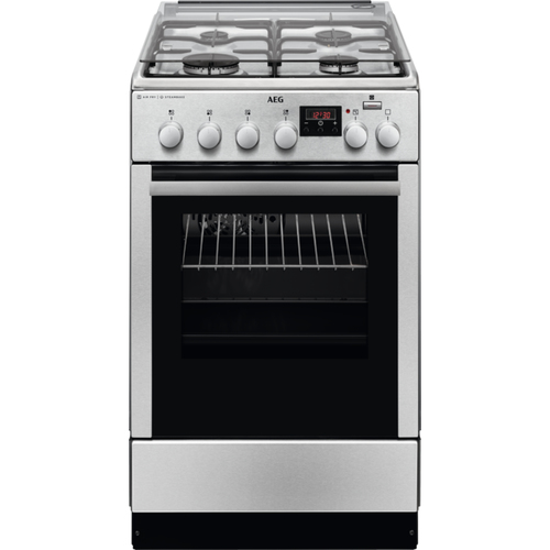 AEG CKB56470BX Freestanding cooker Electric Gas Stainless steel