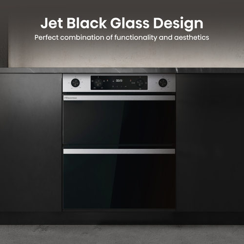 Hisense Hi6 BUD714221CX Built Under Electric Double Oven - Stainless Steel - A/A Rated, Stainless Steel - image 4