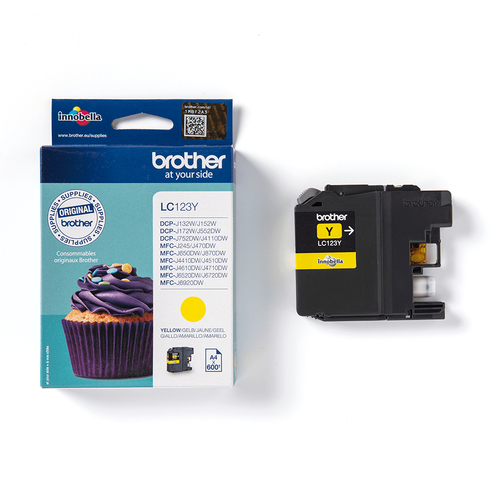 Brother LC-123Y – Cartuccia giallo originale