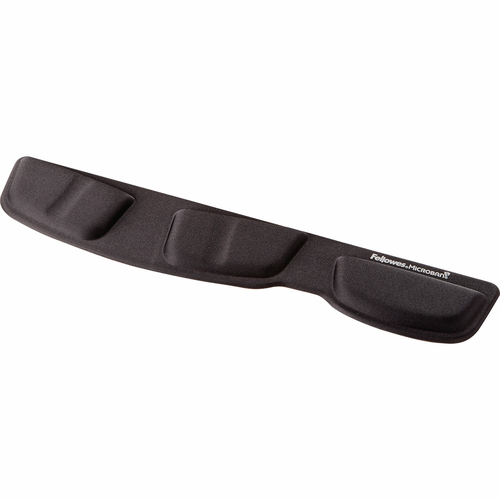KEYBOARD PALM SUPPORT W/MICROBAN - BLACK