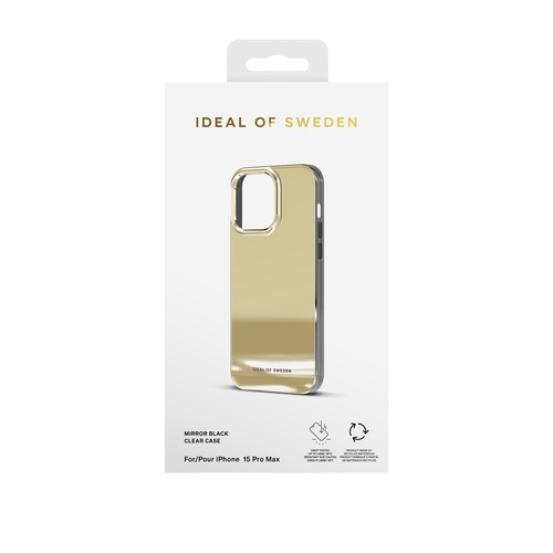 iDeal of Sweden Mirror Case iPhone 15 Pro Max Mirror Gold – image 3