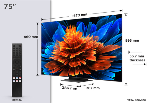 TCL 75MQLED80K TV – image 3