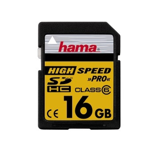 Hama HighSpeed Pro SD HC 16GB Class 6