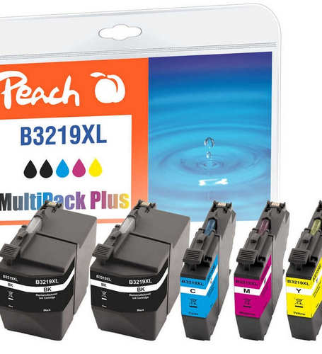 Peach 320288 Sort, Cyan, Magenta, Gul 3000 sider Blæk