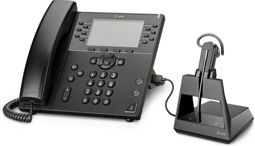HP Poly Voyager 4245-M Office Headset +USB-A to Micro USB Cable – image 6