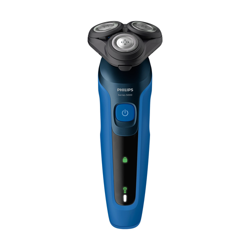 Philips SHAVER Series 5000 S5444/03 men's shaver Rotation shaver Black, Blue