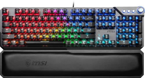 MSI VIGOR GK71 SONIC - BLUE SWITCHES клавиатура Игровой USB QWERTY Черный