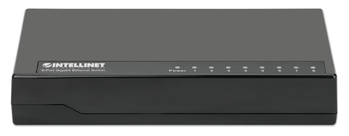 INTELLINET Desktop 8-Port Gigabit Ethernet Switch zwart, afbeelding 3