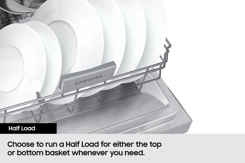 Samsung Series 6 DW60DG790I00U4 Full-size Fully Integrated WiFi-enabled Dishwasher, Silver/Grey - image 7