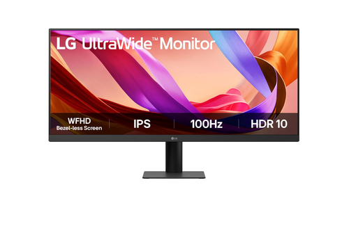 LG 29U511A-B 29" 21:9 Wfhd Ips 100Hz 1ms HDR10 3-Side Virtually Borderless Monitor - image 1