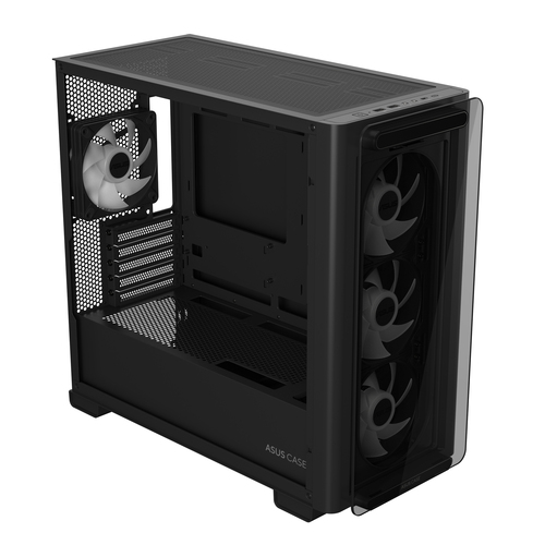 Asus A23 Plus Rgb Tempered Glass Micro Atx Gaming Case - Black & White Options, 360mm Radiator Support - image 7