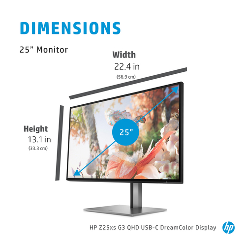HP Z25xs G3 QHD USB-C DreamColor Display – image 2