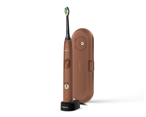 Philips HX6801/37 electric toothbrush Adult Sonic toothbrush Brown