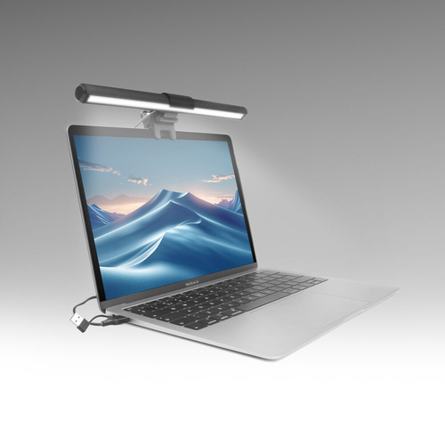 ACT Clip-on laptop  en monitor ledlamp, dimbaar, voeding via USB, afbeelding 2
