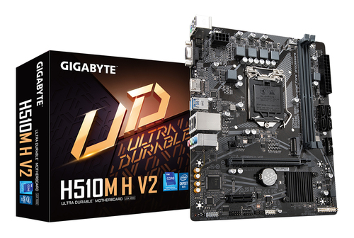 GIGABYTE H510M H V2 материнская плата Intel H510 Express LGA 1200 (Socket H5) Микро ATX