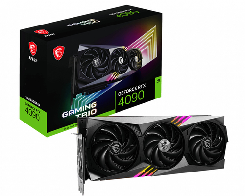 MSI GAMING RTX 4090 TRIO 24G видеокарта NVIDIA GeForce RTX 4090 24 GB GDDR6X