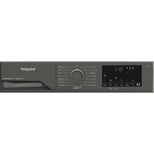 Hotpoint CHD93MGGUK 9kg Heat Pump Condenser Dryer in Manhattan Grey A - image 6